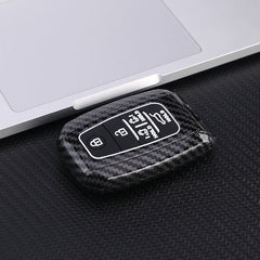 Kia 3 Button ABS+Silicone Smart Key Cover Case With Keychain Suitable For CARNIVAL