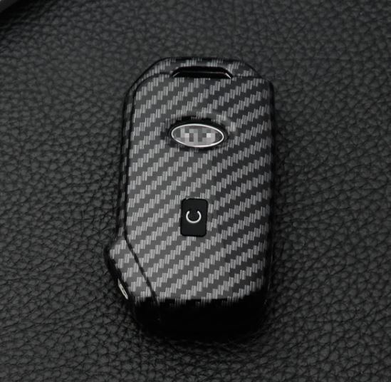 Kia 4 Button Smart Key ABS+Silicone Car Key Cover Case With Keychain