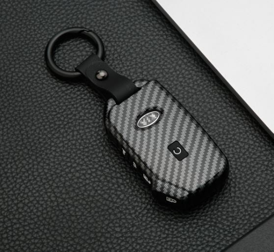 Kia 4 Button Smart Key ABS+Silicone Car Key Cover Case With Keychain