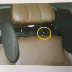 1pc Beige Car Seat Headrest Travel Rest Neck Pillow Support Solution for Kids and Adults Children Auto Seat Head Cushion Car Pillow