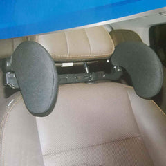 1pc Black Car Seat Headrest Travel Rest Neck Pillow Support Solution for Kids and Adults Children Auto Seat Head Cushion Car Pillow