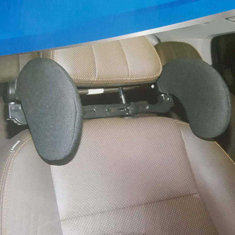 1pc Beige Car Seat Headrest Travel Rest Neck Pillow Support Solution for Kids and Adults Children Auto Seat Head Cushion Car Pillow