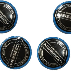 4pcs Voss Car Wheel Center Hub Cap Caps Badge Sticker Decal 60mm