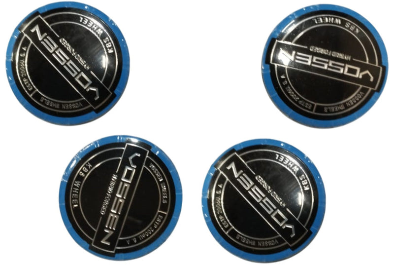 4pcs Voss Car Wheel Center Hub Cap Caps Badge Sticker Decal 60mm