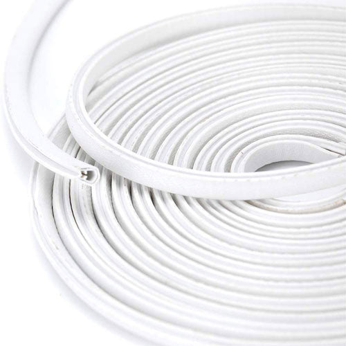 White Car Door Edge Guards U Shape Edge Trim Rubber Seal Protector Car Protection Door Edge(5 Meter) Fit for Most Car
