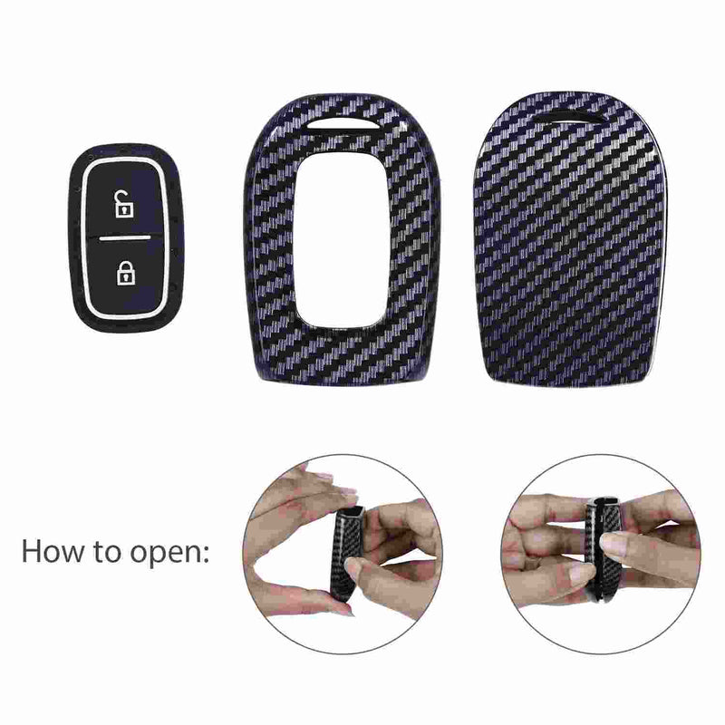 Kwid, Duster, Triber, Kiger 2 Button Remote Key Cover Case With Keychain