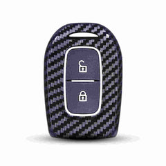 Kwid, Duster, Triber, Kiger 2 Button Remote Key Cover Case With Keychain