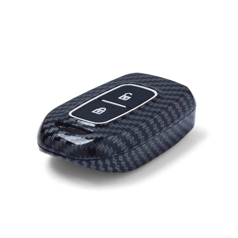 Kwid, Duster, Triber, Kiger 2 Button Remote Key Cover Case With Keychain