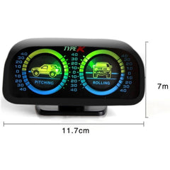 Jeep 4X4 Off Road Inclinometer / Clinometer / Landmeter Pitch & Roll Gauges with Back Light
