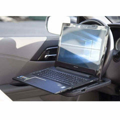 Laptop iPad Notebook Tablet Car Mount Travel Desk Steering Wheel Table Food Tray