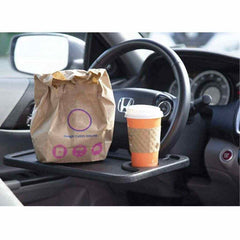 Laptop iPad Notebook Tablet Car Mount Travel Desk Steering Wheel Table Food Tray