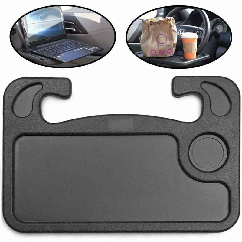 Laptop iPad Notebook Tablet Car Mount Travel Desk Steering Wheel Table Food Tray