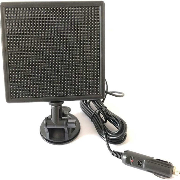 12V Animation Car LED Display Screen,Controlled Emoji Car LED Display Screen Adjustable Support Bluetooth App for iOS Android