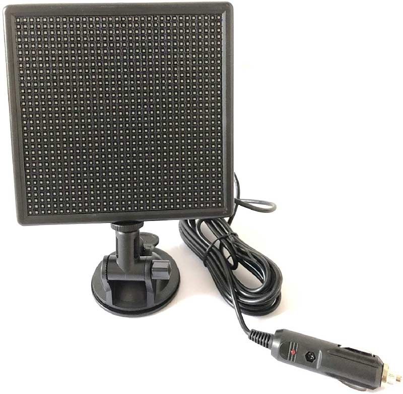 12V Animation Car LED Display Screen,Controlled Emoji Car LED Display Screen Adjustable Support Bluetooth App for iOS Android