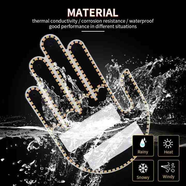 LED Illuminated Gesture Car Finger Light with Remote Hand Lamp (Battery Not Included)