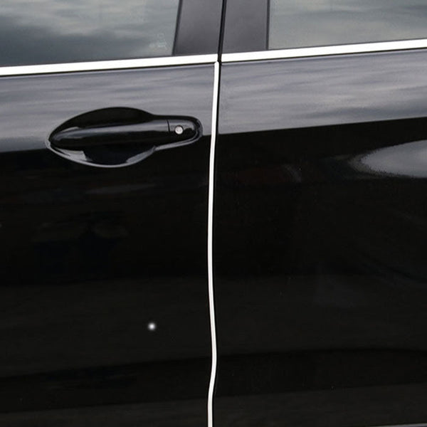 White 5.6M Car Door Edge Lip Strip Guard Protector Moulding Trim Anti Dent Scratch