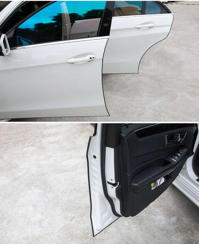 White 5.6M Car Door Edge Lip Strip Guard Protector Moulding Trim Anti Dent Scratch