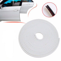 White 5.6M Car Door Edge Lip Strip Guard Protector Moulding Trim Anti Dent Scratch