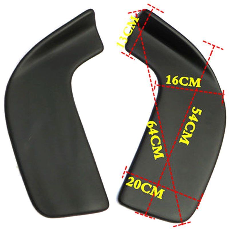 BUMPER BODY KIT SPLITTERS FLEX CANARDS FLIPPERS VALANCE SPOILER LIP (505)