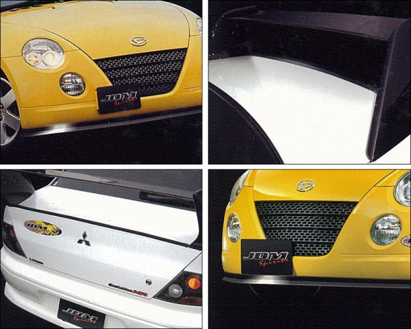 HCD-SKR001 Black Car Body Kit Bumper Lip Side Skirt Rubber Edge Decorative Protector Trim