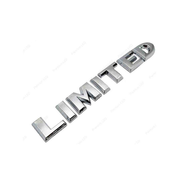 1pc Chrome ABS Rear Trunk LIMITED Logo Emblem Decal Badge Sticker