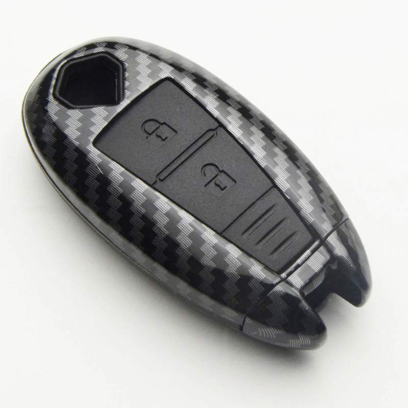 Maruti Suzuki 3 Button ABS+Silicone Car Key Cover Case With Keychain Baleno/Ciaz/Vitara Brezza/S-Cross Swift ZDI 2017