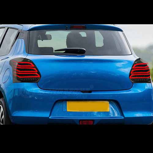 Maruti Suzuki Swift 2018 Onwards Modified LED Tail Lights - Mercedes Design