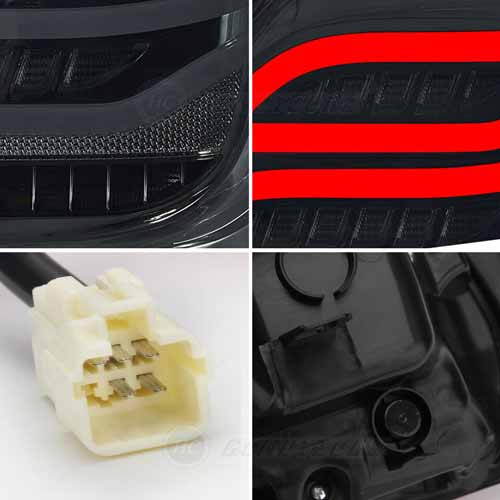 Maruti Suzuki Swift 2018 Onwards Modified LED Tail Lights - Mercedes Design