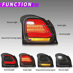 Maruti Suzuki Swift 2018 Onwards Modified LED Tail Lights