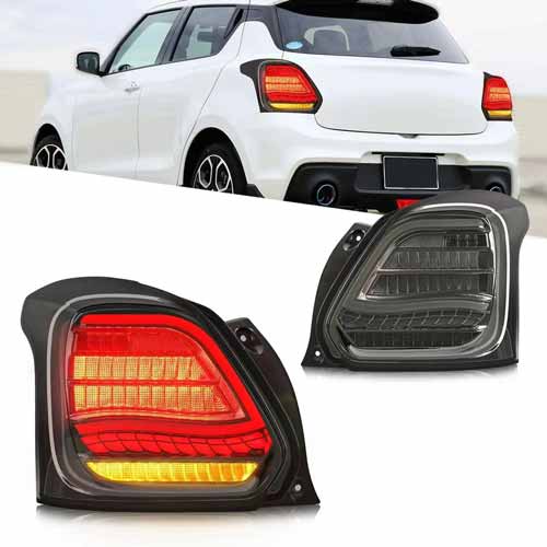 Maruti Suzuki Swift 2018 Onwards Modified LED Tail Lights