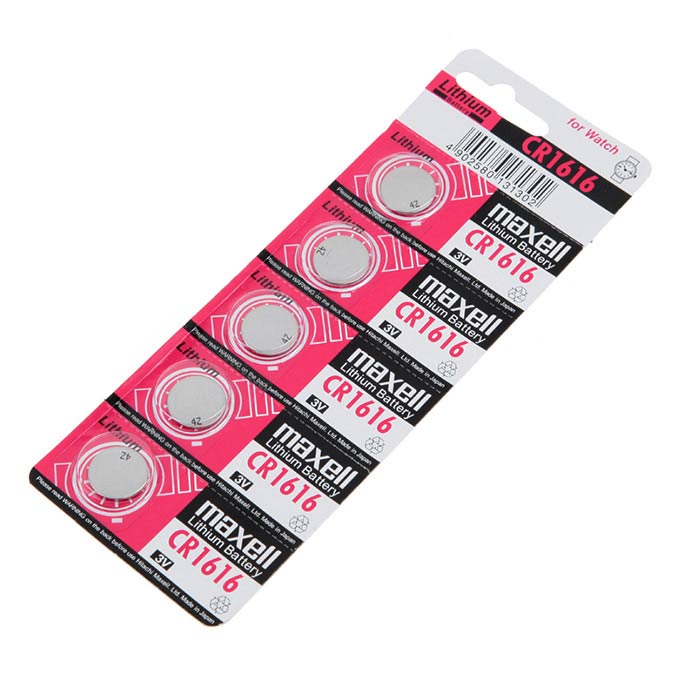 1pc Maxell CR1616 220mAh 3V Lithium Battery