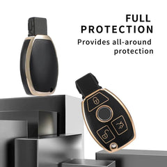 Mercedes Benz 3 Button Smart TPU Key Cover For C E M S CLS CLK GLK GLC G Class
