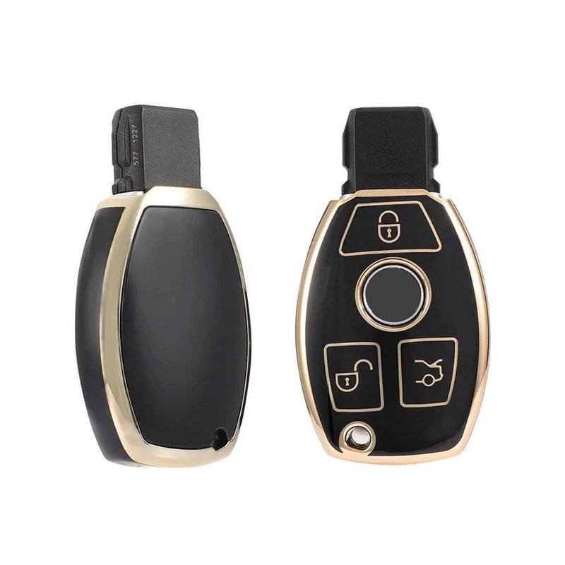 Mercedes Benz 3 Button Smart TPU Key Cover For C E M S CLS CLK GLK GLC G Class