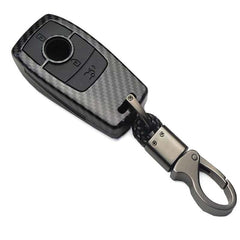 New Mercedes Benz 3 Button ABS+Silicone Car Key Cover Case With Keychain