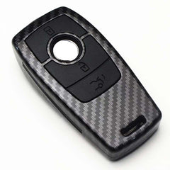 New Mercedes Benz 3 Button ABS+Silicone Car Key Cover Case With Keychain