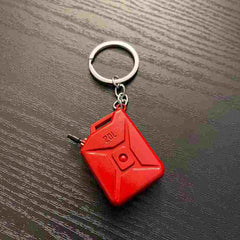 Metal PUBG Game Fuel Tank Key Holder Pendant Chain Eat Chicken Game Keychain Oiltank Keychain Cool Keychain