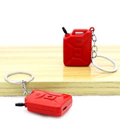 Metal PUBG Game Fuel Tank Key Holder Pendant Chain Eat Chicken Game Keychain Oiltank Keychain Cool Keychain