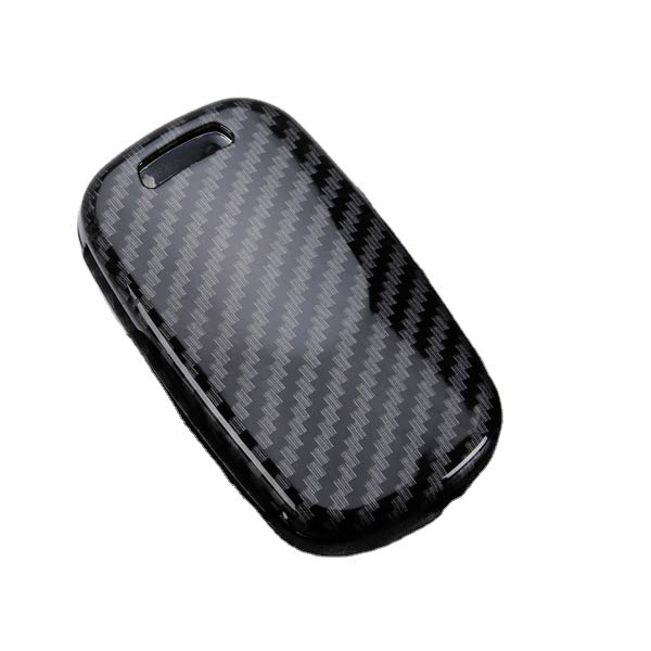 MG HECTOR 3 Button Flip Key ABS+Silicone Car Key Cover Case With Keychain