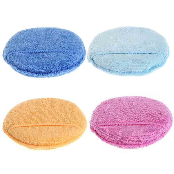 Small Car Waxing Polish Microfiber Foam Sponge Applicator Cleaning Detailing Pads