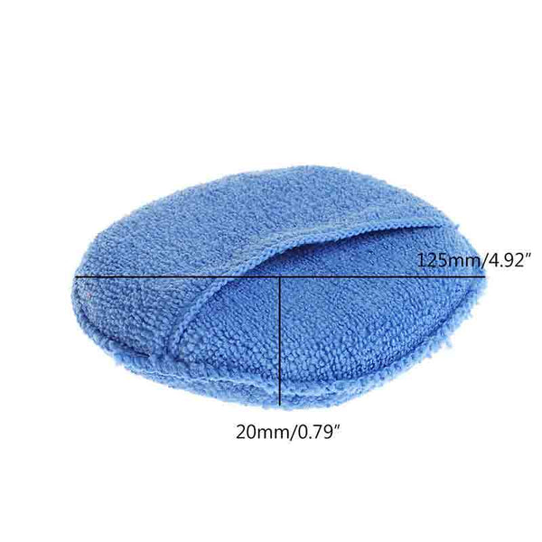 Big Car Waxing Polish Microfiber Foam Sponge Applicator Cleaning Detailing Pads