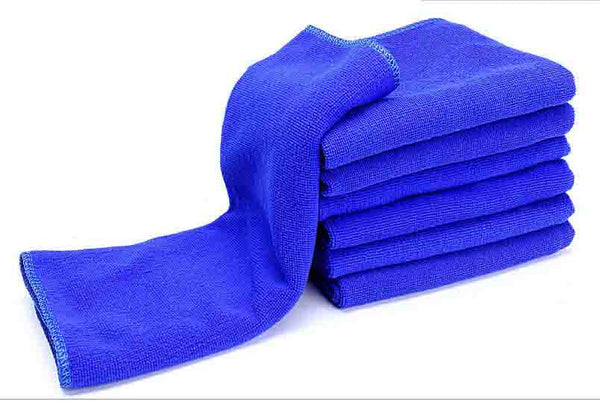 40x40 Microfiber Blue Absorbent Wash Cloth Car Auto Care Cleaning Towels.