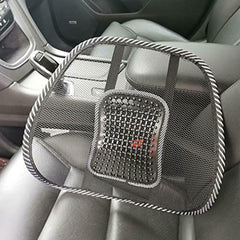 1 Pc Universal Car Seat Back Support Massage Chair Pillow Waist Support Lumbar Fan Pad Car Seat Cushion Home office