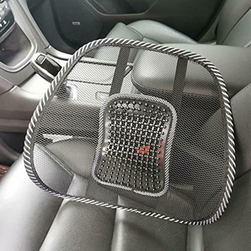 1 Pc Universal Car Seat Back Support Massage Chair Pillow Waist Support Lumbar Fan Pad Car Seat Cushion Home office