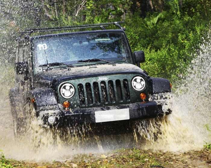 1pc 7inch LED 55W Headlight DRL Ring for Royal Enfield Bike Mahindra Thar Jeep Maruti Gypsy (White & Amber Color)