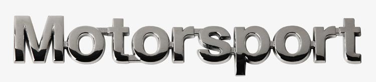 3D MOTORSPORT Logo Chrome Badge Emblem (ABS)