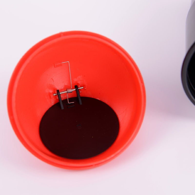 Multicolour Car Trash Bin, Garbage Storage Glass Dust Bin (With Lid, Without Outer Packaging, Universal Size, Fits in All Cars)