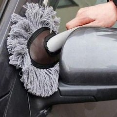 Multipurpose Car Duster / Brush Helps Cleaning Dirt, Dust, Dusting Gray Mop
