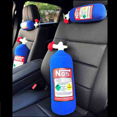 N0S Nitrogen Bottle Car Seat Headrest / Neck Rest Cushion Pillow Pad.