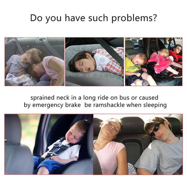 1pc BLACK Car Seat Headrest Pad Memory Foam Pillow Head Neck Rest Support Cushion