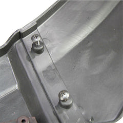 NEW 4PCS Universal Car Front Bumper Red Lip Splitter Winglet Body Kit Glossy BLACK